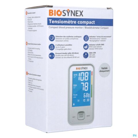 Biosynex Bloeddrukmeter Bovenarm Compact