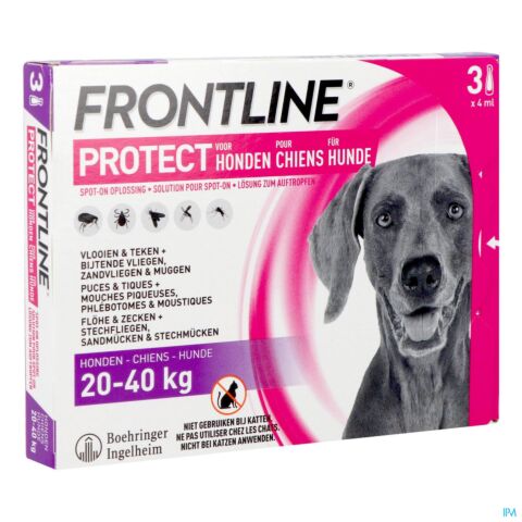 Frontline Protect Spot On Opl Hond 20-40kg Pipet 3