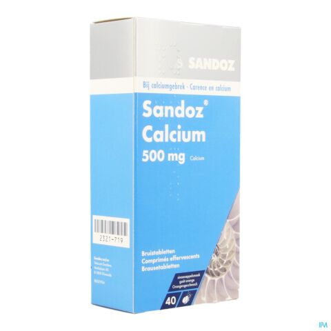 Sandoz Calcium Sinaas 40 Bruistabletten