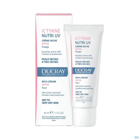 Ducray Ictyane Nutri UV Rijke Crème 40ml