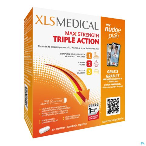 Xls Medical maximum strength 120 tabletten
