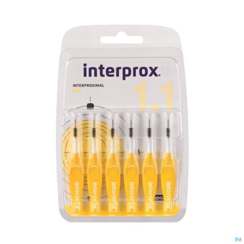 Interprox Premium Brush Interdentaal Mini Geel 3mm 6 Stuks