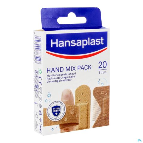 Hansaplast Pleisters Hand Mix Pack Strips 20