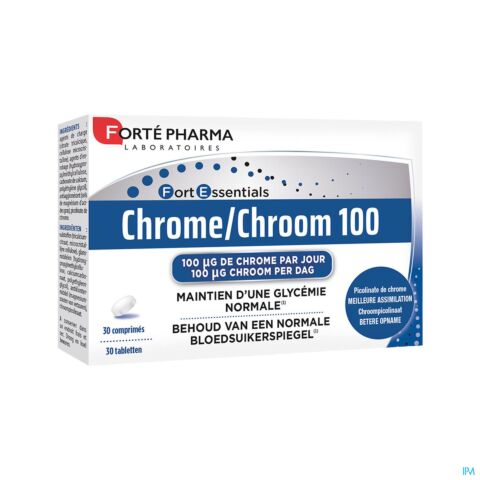 Forté Pharma Chroom 100 30 Capsules