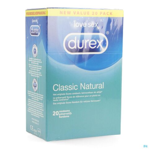 Durex Classic Natural Condooms 20 Stuks