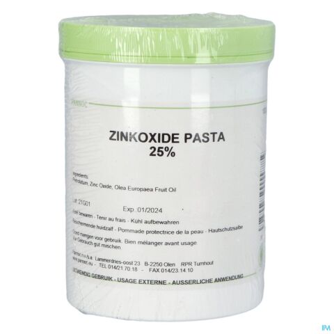 Zinkoxide Pasta 25% 1kg Pannoc