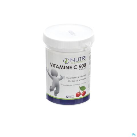 Nutrigenerics Vitamine C500 Kauwtabletten 75