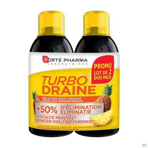 Forté Pharma Turbodraine Ananas Duopack 2x500ml