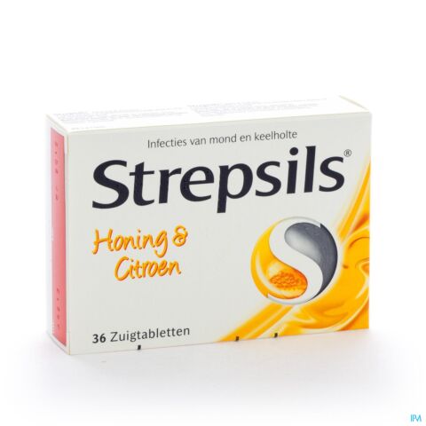 Strepsils Honing-Citroen 36 Zuigtabletten