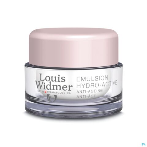 Louis Widmer Emulsion Hydro-Active Zonder Parfum 50ml