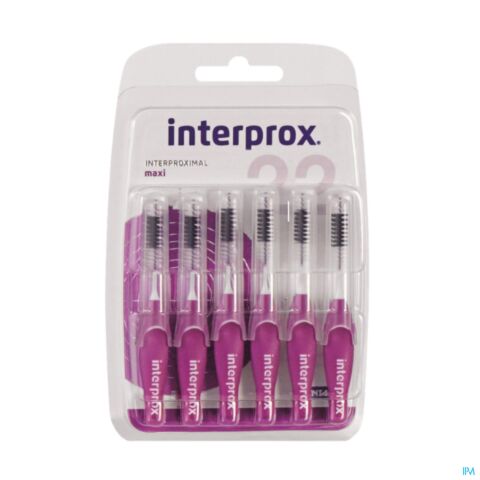 Interprox Regular Brush Interdentaal Maxi Paars 6mm 6 Stuks