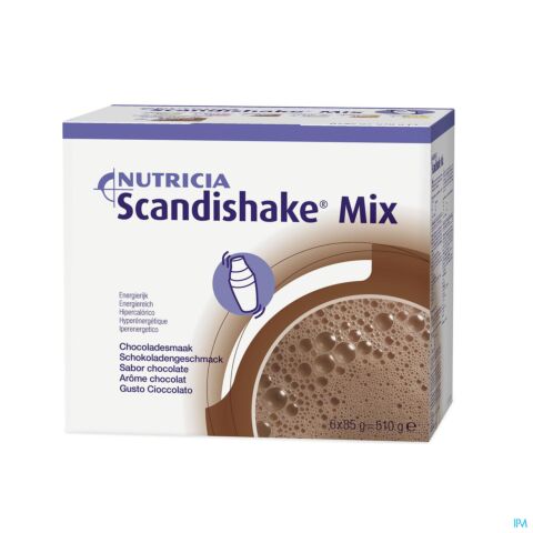 Scandishake Mix Chocola Nf Zakje 6x85g