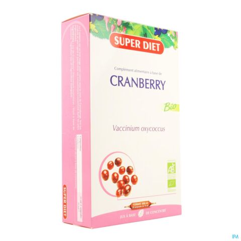 Superdiet Cranberry Bio Conf.urinair Amp 20x15ml