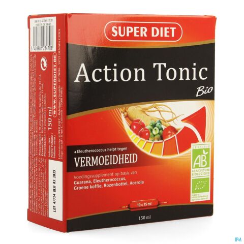 Superdiet Action Tonic Amp 10x15ml