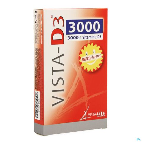 Vista-D3 3000 60 Smelttabletten