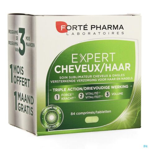 Forté Pharma Expert Haar 2+1 Maand Gratis 84 Tabletten