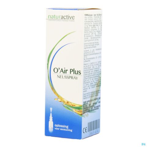 O'air Plus Naturactive Neusspray 20ml