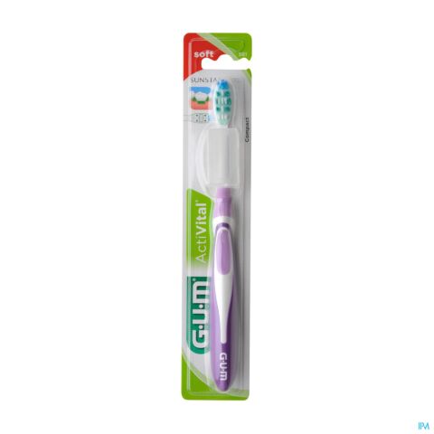 Gum Activital Tandenborstel Compact Soft 1 Stuk