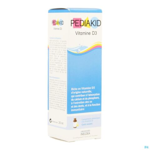 Pediakid Vitamine D3 Sol Buv Fl 20ml