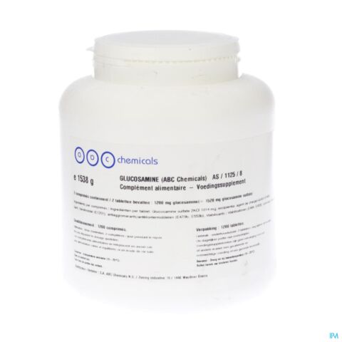 Glucosaminesulfaat 600mg 2kci Comp 1200 Abc