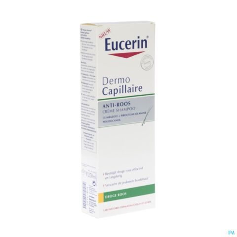 Eucerin Dermocapillair Shampoo Creme Antischilfers Droge Roos 250ml