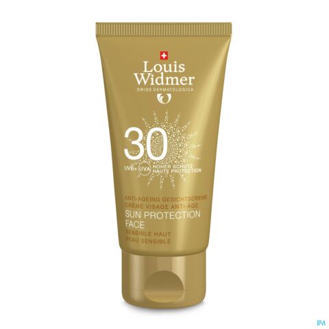 Louis Widmer Sun Protection Face SPF30 Zonder Parfum 50ml