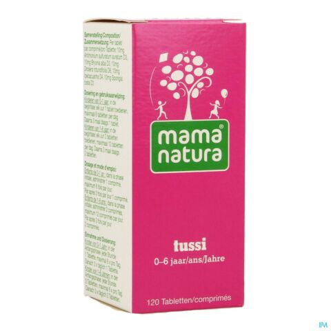Mama natura tussi 120 tabletjes