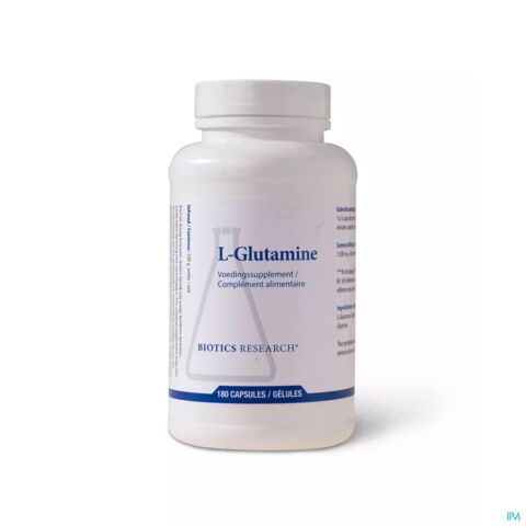 l-glutamine 500mg Biotics Caps 180