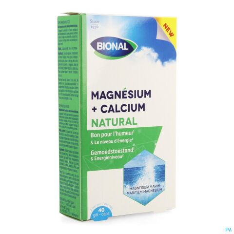 Bional Magnesium Calcium Natural 40 Capsules
