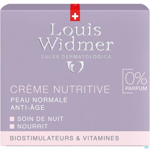 Louis Widmer Creme Nutritive Zonder Parfum 50ml