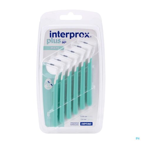 Interprox Plus Brush Interdentaal Micro Groen 6 Stuks