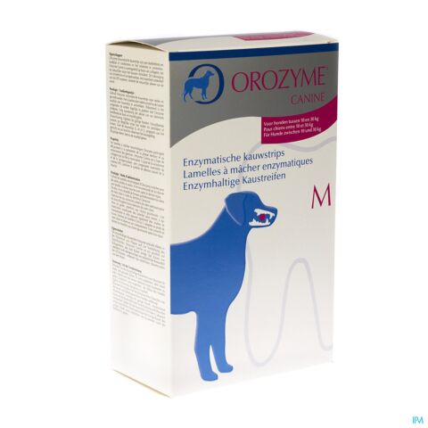 Orozyme Canine M Kauwstrip Enzym.hond 10-30kg 141g