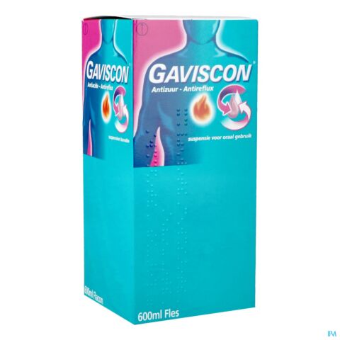 Gaviscon Antizuur-Antireflux Suspensie 600ml