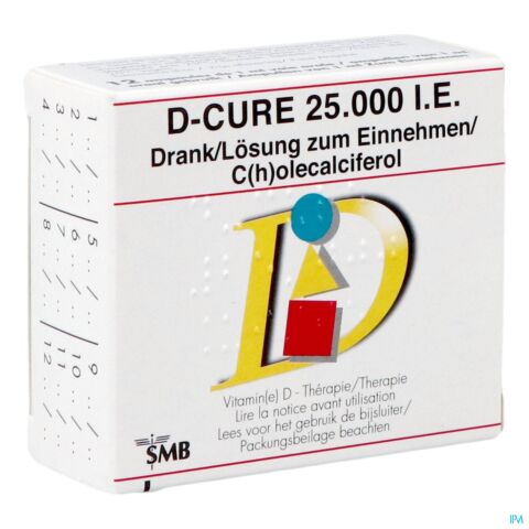 D-Cure 25.000 I.E. vitamine D 12 Ampullen
