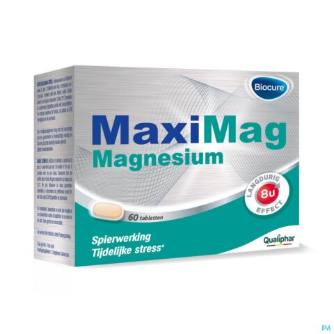 MaxiMag Magnesium (vroeger Biocure Magnesium) 60 Tabletten