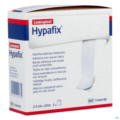 Hypafix 2,5cmx10,0m 1 Stuk