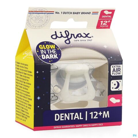 Difrax Fopspeen Dental +12m Nacht