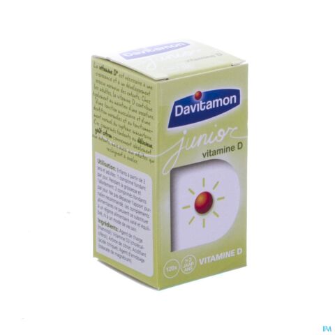 Davitamon Junior Vitamine D3 120 Smelttabletten