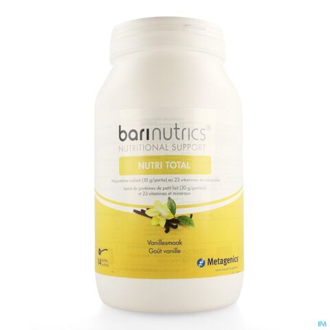 Barinutrics Nutri Total Vanille Porties 14 Nf