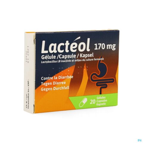 Lactéol 170mg 20 Capsules