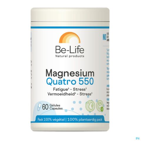 Be-Life Magnesium Quatro 550  60 Capsules