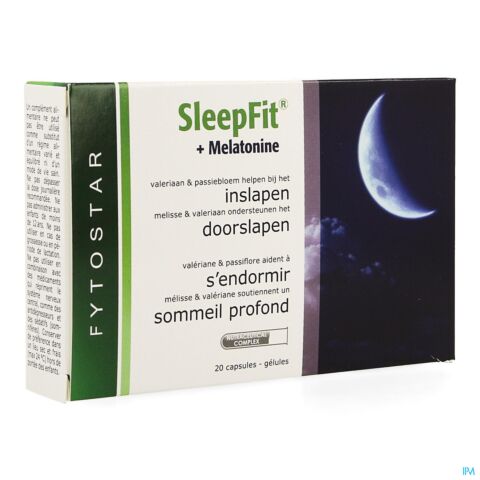 Fytostar SleepFit + Melatonine 20 Capsules