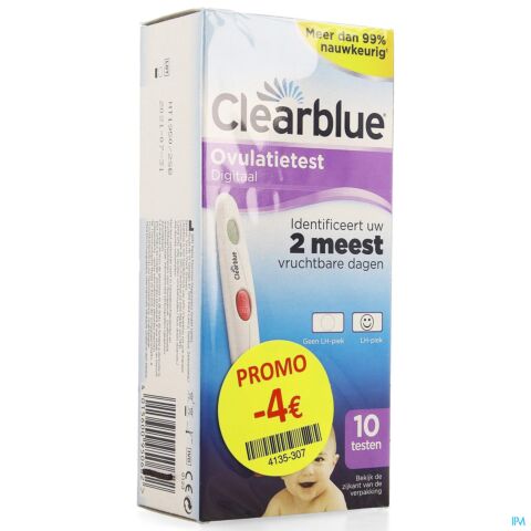 Clearblue Ovulatietest Digital 10 Promo -4€