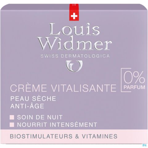 Louis Widmer Creme Vitalisante Zonder Parfum 50ml