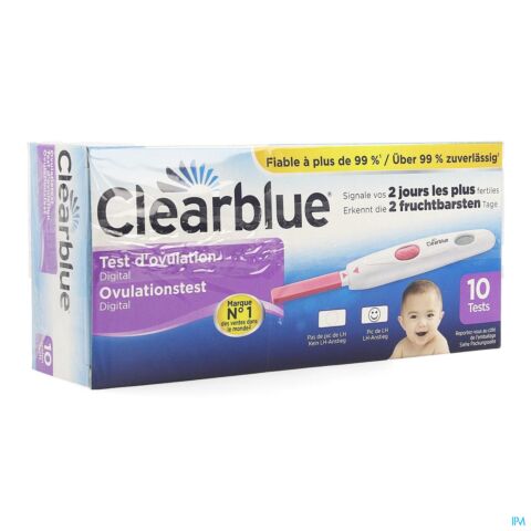 Clearblue Digitale Ovulatietest 10 Stuks