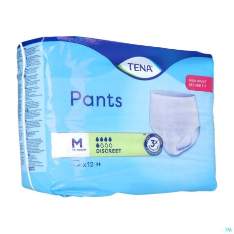 Tena Pants Discreet Medium 75-100cm 12 Stuks