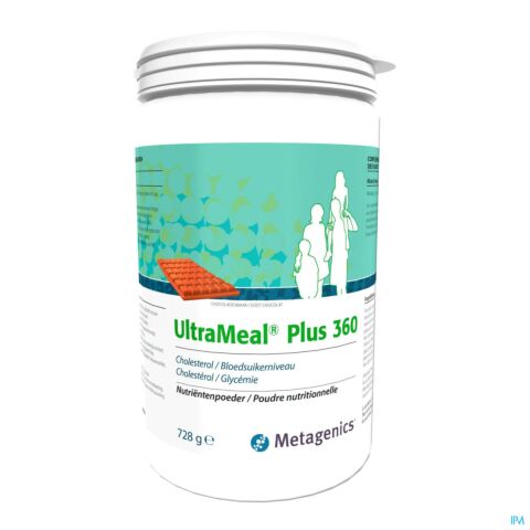 Ultrameal Plus 360 Chocolade Pot 728g Metagenics