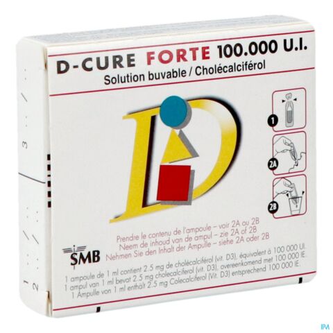 D-Cure Forte 100.000 I.E. 3 Ampullen