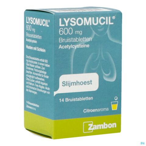 Lysomucil 600mg 14 Bruistabletten