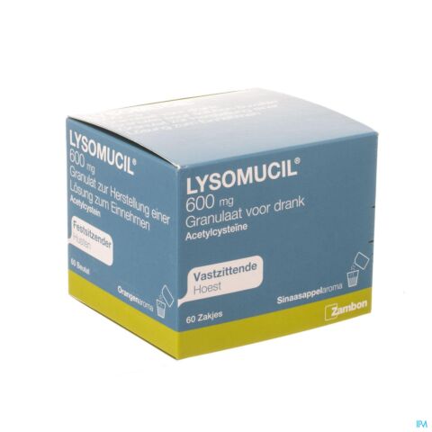 Lysomucil 600mg 60 Zakjes